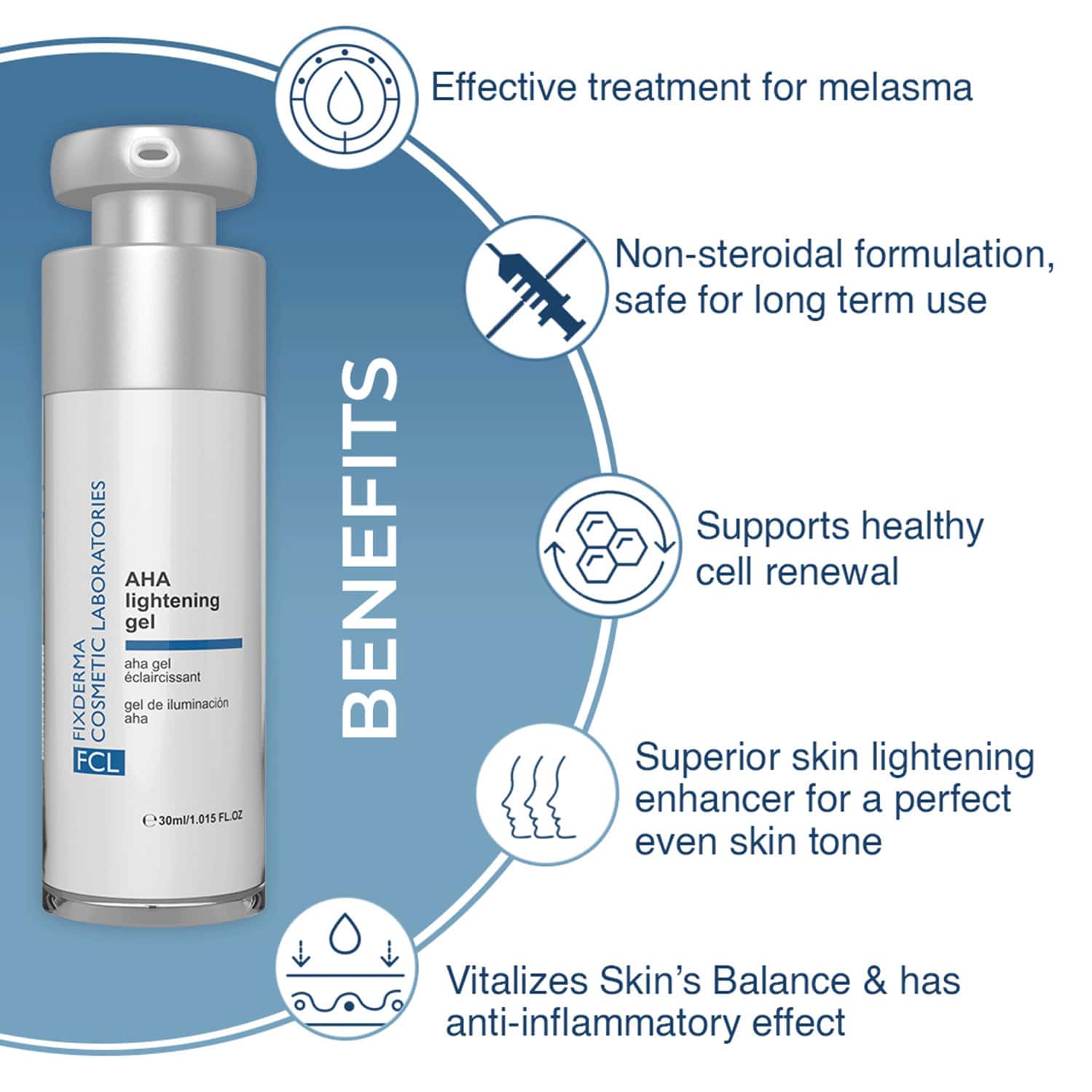 Buy FCL AHA LIGHTENING GEL FOR HYPERPIGMENTATION AND HEALTHY CELL