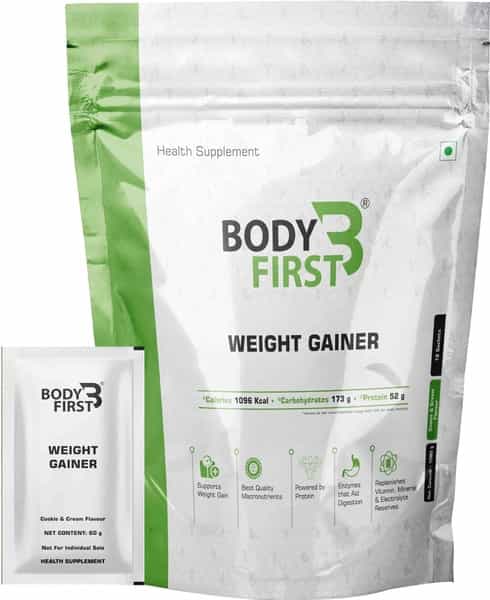 Bodyfirst Weight Gainer With Multi Vitamins And Minerals Cookie & Cream