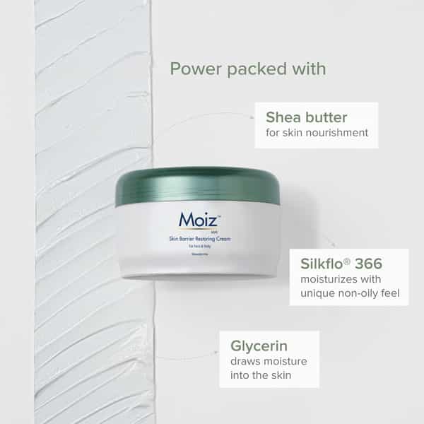 Moiz Mm Skin Barrier Restoring Cream - Face & Body 150Gm