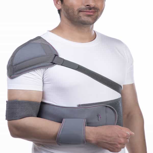 Tynor Elastic Shoulder Immobiliser Grey Small 1 Unit