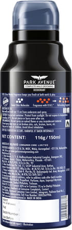 Park Avenue Sportz Style Deodorant Perfume For Men Fresh Long Lasting Fragrance 150ml