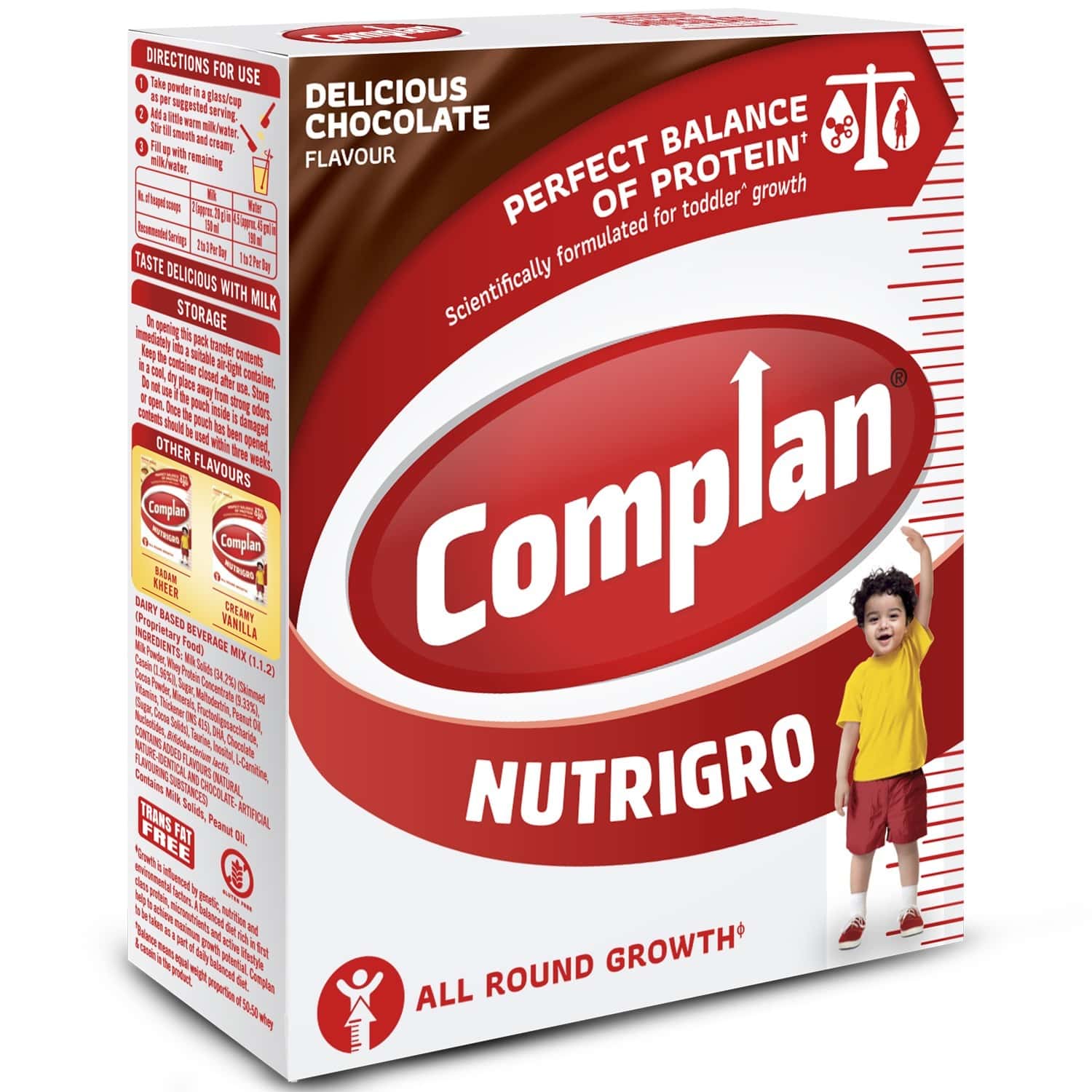 Buy COMPLAN NUTRIGRO DELICIOUS CHOCOLATE 200G Online & Get Upto 60% OFF ...
