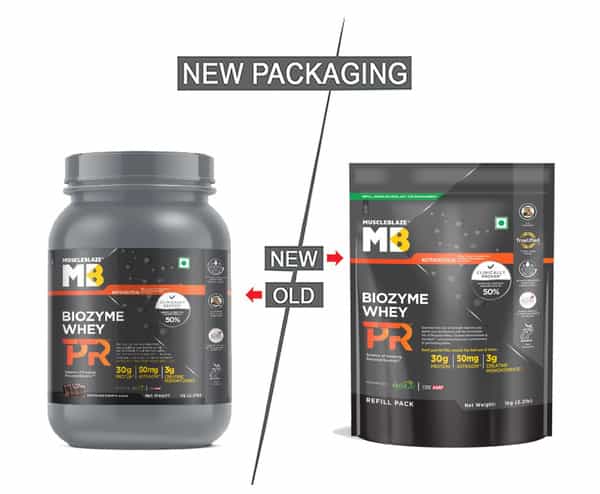 Muscleblaze Biozyme Whey Protein Pr | 30G Protein | Chocolate Fudge | 1Kg Trustified Gold Certified