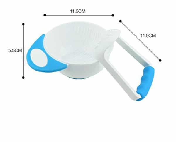 Fisher Price Baby Food Mash & Serve Bowl Set For 3M+ Babies. Ideal For Weaning Babies. Blue