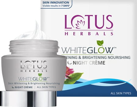 Lotus Herbals Whiteglow Skin Whitening & Brightening Nourishing Night Crme 40 Gm