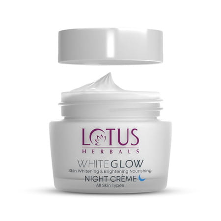 Lotus Herbals Whiteglow Skin Whitening & Brightening Nourishing Night Crme 40 Gm