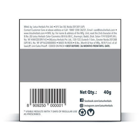 Lotus Herbals Whiteglow Skin Whitening & Brightening Nourishing Night Crme 40 Gm