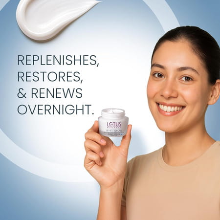 Lotus Herbals Whiteglow Skin Whitening & Brightening Nourishing Night Crme 40 Gm