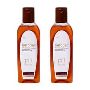 Ketodac Anti-dandruff Shampoo 100 Ml | Ketoconazole 2 % | Paraben Free (pack Of 2)