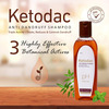 Ketodac Anti-Dandruff Shampoo 100 Ml | Ketoconazole 2 % | Paraben Free (Pack Of 2)