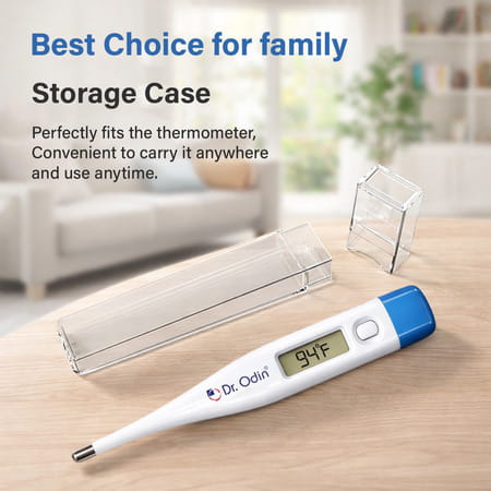 Dr Odin Odt102 Digital Thermometer| Fast And Accurate Temperature Measurement| Beep Alarm