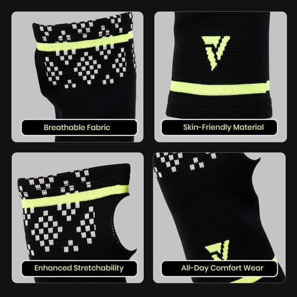 Actifit Wrist Support Brace | Compression & Pain Relief | L Size | Multicolor | 1 Pack