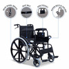 Everactiv Everyday Premium Foldable Wheelchair