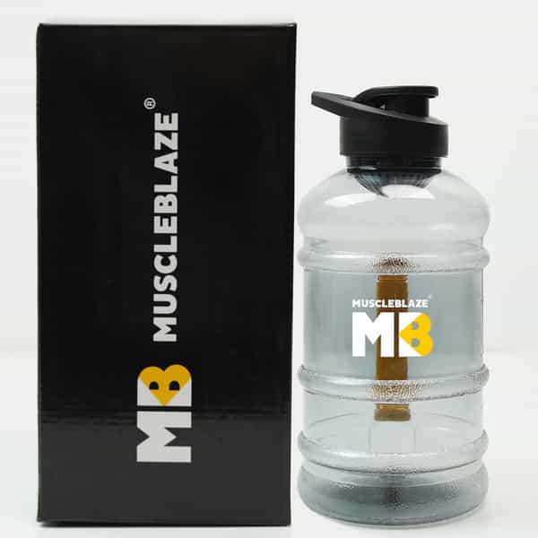 Muscleblaze Gallon Water Bottle | Gym | Bcaa | Protein Shaker Bottle | With Blender Ball|1.5 L