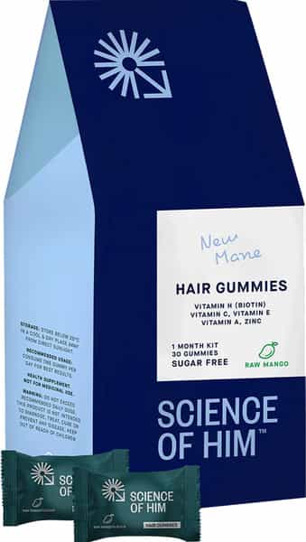 Science Of Him New Mane Biotin Hair Gummies