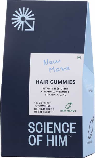 Science Of Him New Mane Biotin Hair Gummies