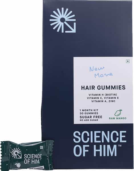Science Of Him New Mane Biotin Hair Gummies