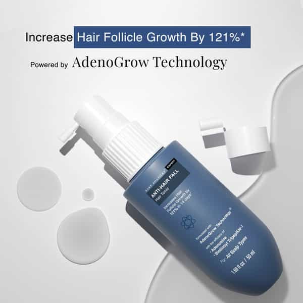 Bare Anatomy Anti-Hair Fall Tonic With Adenosine| Increase Hair Follicle Growth|For Men & Women 50Ml