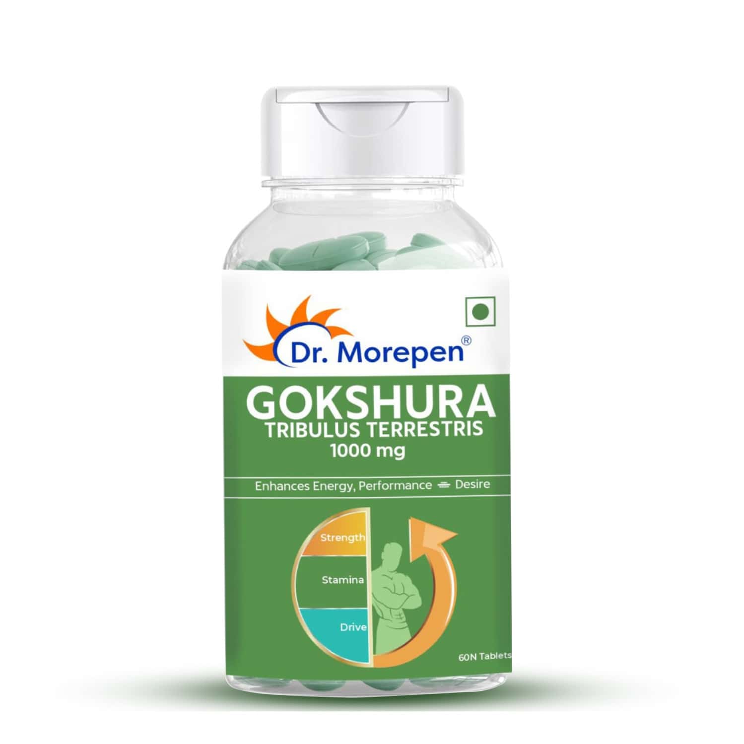Dr. Morepen Gokshura | Men | Tribulus Terrestris | Tablets | 60 No's