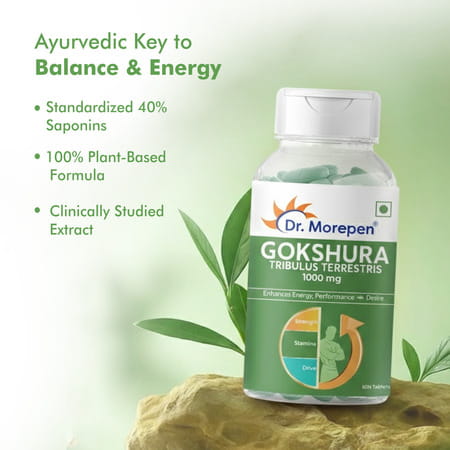 Dr. Morepen Gokshura | Men | Tribulus Terrestris | Tablets | 60 No'S