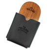 Man Arden Pure Neem Wooden U Shaped Beard Comb With Premium Faux Leather Pouch