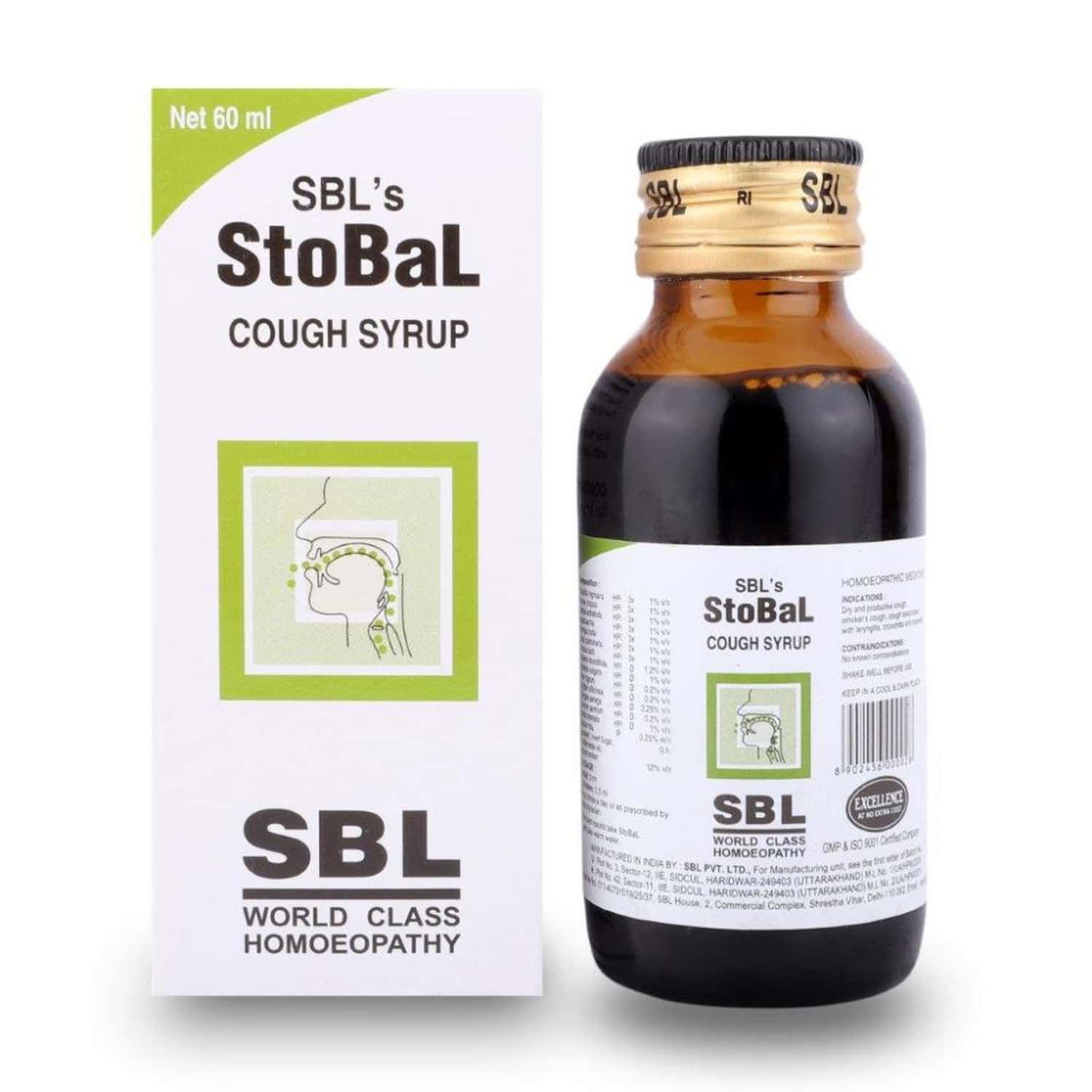 Sbl Stobal Cough Syrup 60 Ml Pack Of 3