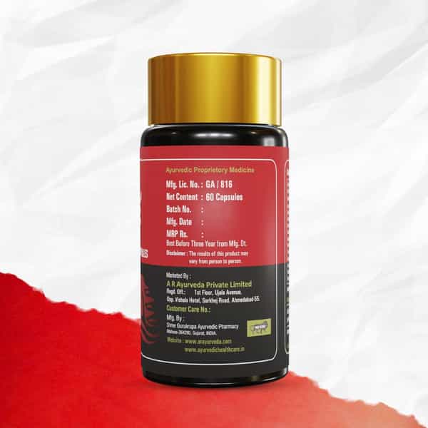 A R Ayurveda Horse Fire Capsule Promotes Natural Energy And Daily Wellness - 60 Capsules