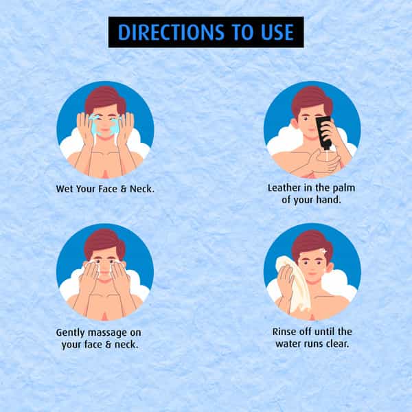 Mancode Facial Foam Detoxifying & Anti Roughness With Micro Exfoliator Skin Purifying Facewash 100Ml