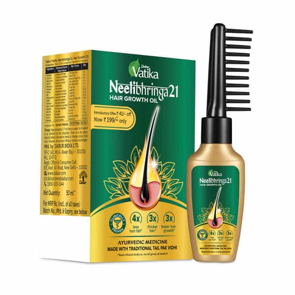 Dabur Vatika Neelibhringa 21 Hair Growth Oil-50Ml