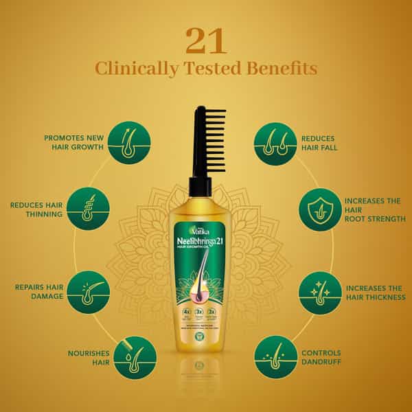 Dabur Vatika Neelibhringa 21 Hair Growth Oil-50Ml