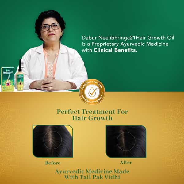 Dabur Vatika Neelibhringa 21 Hair Growth Oil-50Ml
