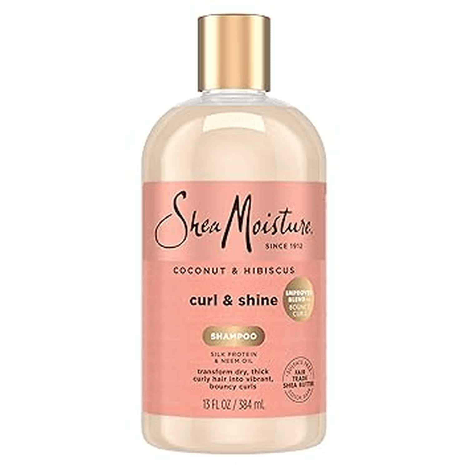 Shea Moisture Coconut & Hibicus Curl & Shine Shampoo | 384 Ml