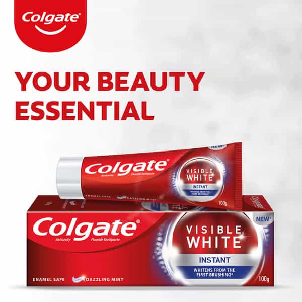 Colgate Visible White Instant Toothpaste - 200Gm