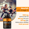 Zingavita Omega 3 Fish Oil Capsules 1000Mg Mercury Free Formula For Joint Support - 120 Capsules