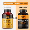 Zingavita Omega 3 Fish Oil Capsules 1000Mg Mercury Free Formula For Joint Support - 120 Capsules