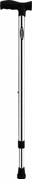 Guardian Walking Stick For Patients | Unisex | Adjustable | Steel | Chrome