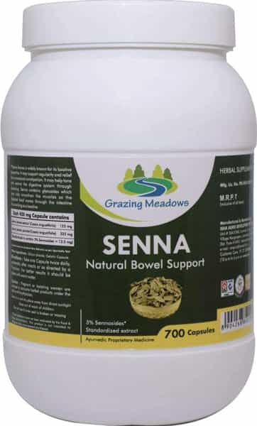 Grazing Meadows Senna Capsules 700 Capsules (Pack Of 5)