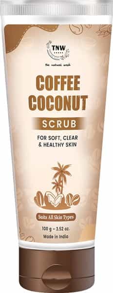 Tnw The Natural Wash Coffee Coconut Scrub For Soft Clear And Healthy Skin - 100 Gm