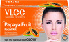 Vlcc Papaya Fruit Single Facial Kit For Blemish Free Fairer Complexion - 60 Gm