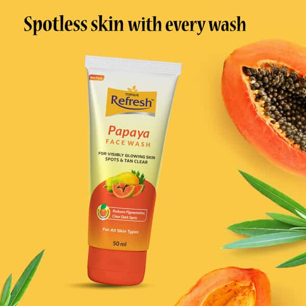 Refresh Papaya Face Wash 100Ml