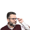 Klar Eye Rectangle Full Rim Reading Glasses Men And Women +0.75 To +3.50+1.75 Power Matte Blue