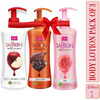 Vi-John Women Apple All Skin Types Body Lotion Rose | Cocoa Butter & Red 250Ml Eack (Pack Of 3)
