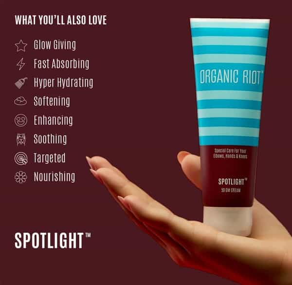 Organic Riot - Spotlight  Moisturizing Cream  Tube Of 50 G