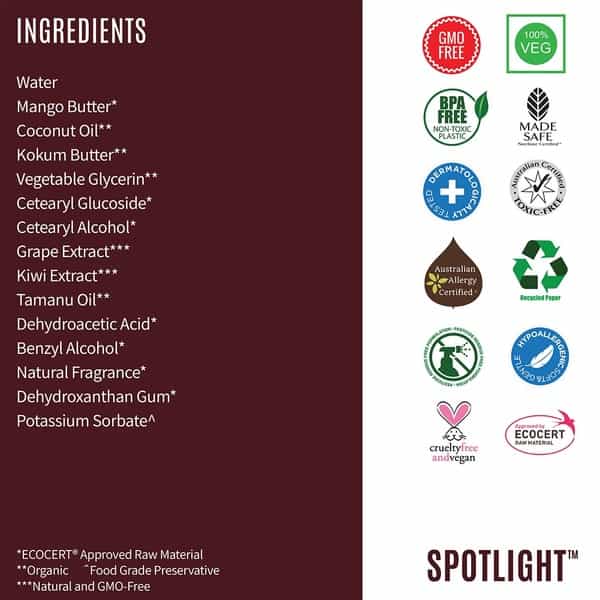 Organic Riot - Spotlight  Moisturizing Cream  Tube Of 50 G