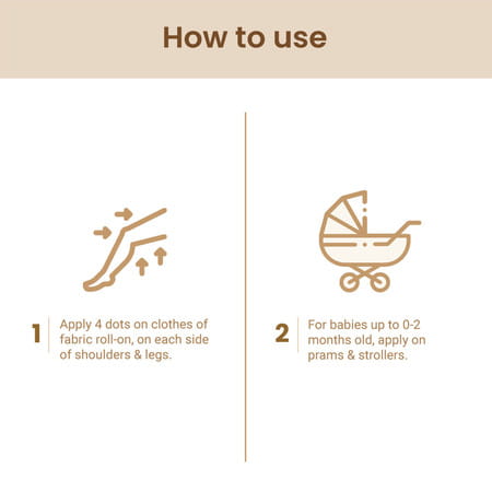 Mother Sparsh Anti Insect Fabric Roll-On | For Babies -12Ml