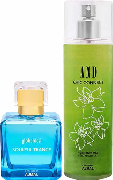 Global Desi Soulful Trance Edp 100Ml & And Chi Connect Body Mist 200Ml