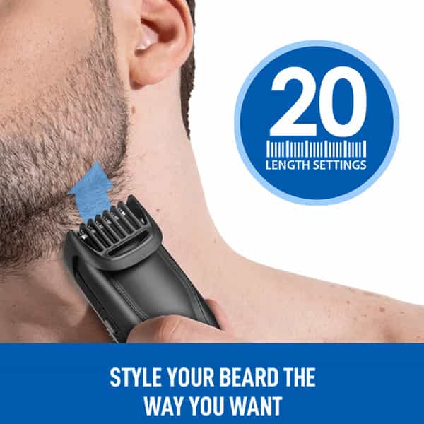Syska Ht1200 Runtime: 40 Min Trimmer For Men (Black)