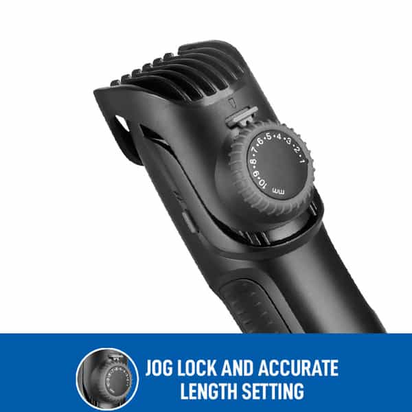 Syska Ht1200 Runtime: 40 Min Trimmer For Men (Black)