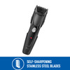 Syska Ht1200 Runtime: 40 Min Trimmer For Men (Black)