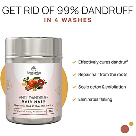 The Tribe Concepts Anti-Dandruff Hair Mask/With Steel Tin 100 Gm